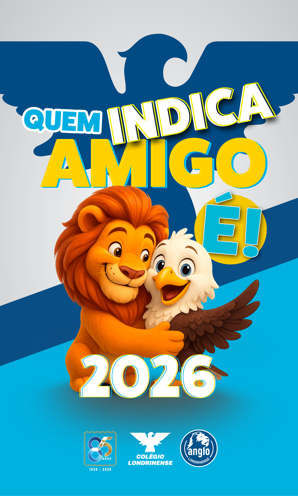 Banner indique amigos